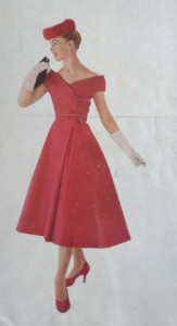 Robe Jeanne Lanvin Castillo 1956